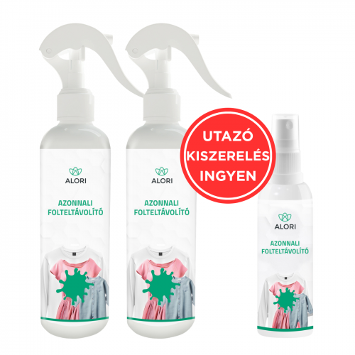 Azonnali folteltávolító 2× 250 ml + utazó kiszerelés INGYEN